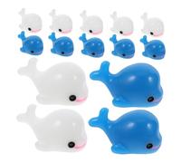 BESPORTBLE 50 Piezas Figuritas de Miniaturas de Resina Azules Blancas Adornos para Acuarios y Terrarios Accesorios de Paisajismo Miniatura Decoración Creativa para Hogar