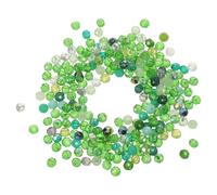 BESPORTBLE 500 Cuentas de Vidrio para Pulseras y Manualidades, Perlas Sueltas de Cristal para Accesorios y Joyería, Material Adecuado para Hacer Pulseras y Collares