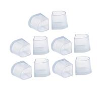 BESPORTBLE 5par Protector De Tacón para Mujer Transparente Talla s Antideslizante Resistente La Abrasión Cubre Tacones Altos para Evitar Hundimiento Césped y Barro