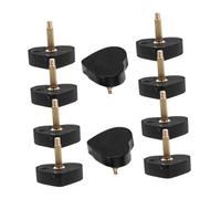 BESPORTBLE 5pares Tacones Altos Pinchos Tapas De Repuesto Para Tacones Tapones De Tacón Forma De Corazón Para Reparación De Calzado Uso Para Zapatos De Tacón
