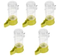BESPORTBLE 5piezas Bebedero Automático para Aves De Jaula Dispensador Reutilizable De Agua para Periquitos Canarios y Agapornis Diseño Anti-vuelco Fugas Accesorio Práctico y Seguro para