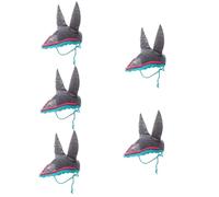 BESPORTBLE 5piezas Cubierta Decorativa De Orejas para Caballos De Ganchillo para Orejas para Uso Cotidiano y Competencias