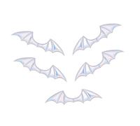 BESPORTBLE 5piezas De Cuero De Murciélago Para Accesorios De Ropa y Zapatos Decoración Manual Diy Para Accesorios De Cabello y Para