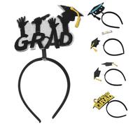 BESPORTBLE 5piezas Diadema Sombrero De Graduación Tocados De Fiesta Diademas Decorativas Cabello Recuerdo De Graduación Para Fotos De Ceremonia