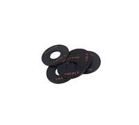 BESPORTBLE 5Piezas Interruptor para Guitarra Eléctrica de Arandela de Agudos y Ritmo Color Negro Repuesto para Guitarra