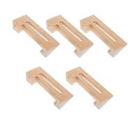 BESPORTBLE 5piezas Puente Shamisen de Repuesto Accesorio Musical Sanxian Diseño de Bambú Hueco Envejecido Mejora de Sonido para Interpretaciones Acústicas y Profesionales