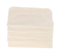 BESPORTBLE 5piezas Toallitas Absorbentes Para Saliva De Bebés Lavables y Reutilizables Para Uso El Baño Limpiar Caras De Bebés Después De Comer