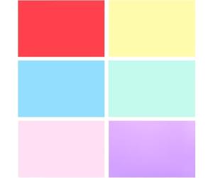 BESPORTBLE 6 Hojas de Filtros de Gel de Color PVC para Iluminación DJ y Luces Led, Película Plástica Semitransparente para Mezcla de Colores y Baja Pérdida