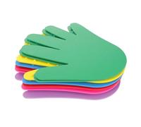 BESPORTBLE 6 Pares Junta de cooperación al Aire Libre para Impresiones táctiles sensoriales Almohadilla para Las Manos con Marcador de Puntos Actividades de motricidad el plastico