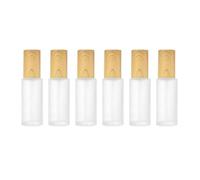 BESPORTBLE 6 Piezas Botella de Spray de Vidrio 30ml Tapa con Efecto Madera