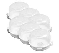 BESPORTBLE 6 Piezas Campana De Protección De Gas Cubiertas Protectoras Para Estufas De Gas Protectores De Seguridad Para Perillas De Fogones Para Cocina