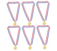 BESPORTBLE 6 Piezas de Fútbol para Premiación Escolar Recuerdos de de Fútbol Doradas para Ceremonias de Participación