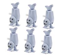 BESPORTBLE 6 Piezas Juguetes de Sellos Mecánicos Animales de Reloj de Cuerda Que Caminan Rellenos para Bolsas de Fiesta Juguetes Interactivos para Adolescentes Resistente y Reutilizable