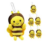 BESPORTBLE 6 Piezas Llaveros Colgantes de de Peluche Suave para Mochilas Decoraciones Infantiles Charms Adorables para Bolsos