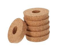 BESPORTBLE 6 Piezas Tapones de Corcho con Agujero para Jarrones Hidropónicos Tapas Reemplazo para Frascos de Vidrio Diseño Ventilado para Plantas y Decoración