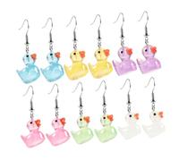BESPORTBLE 6pares Cute Cartoon Drop Earrings for Teen Girls Glow-in-the-dark Lightweight and Durable Hook Earrings for Birthday and Party Accessories