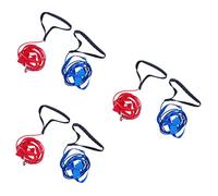 BESPORTBLE 6piezas Arnés Ajustable para Aves De Cuerda De para Periquitos y Rojo y Azul Entrenamiento y Seguro