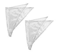 BESPORTBLE 6piezas Bandanas De Lentejuelas para Pañuelo para Accesorios y Celebraciones