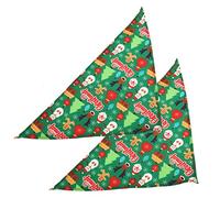 BESPORTBLE 6piezas Bandanas De Navidad para Perros Pañuelos Triangulares para Mascotas Accesorios De Fiesta Navideña para Gatos y Perros Lavables y Reutilizables