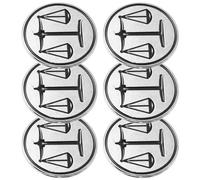 BESPORTBLE 6piezas Broche de Prendedor de Traje Metálico Prendedor de Abogado para Hombre y Mujer Accesorio de Solapa para Estudiantes de Derecho y Trajes Formales