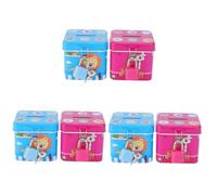 BESPORTBLE 6piezas Juguetes De Entrenamiento para Loros Juguetes De Ahorro Divertidos Caja De Monedas Accesorios para Mascotas Estimulación Cognitiva y Ejercicio Interactivo
