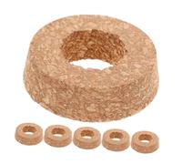 BESPORTBLE 6piezas Vasos Hidropónicos con Tapones De Corcho De Madera Tapas para Jarrones De Vidrio Accesorio Decorativo para y Plantas Hidropónicas Tapa con Agujero