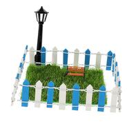 BESPORTBLE 7 Piezas Miniatura de Jardín con Lámpara y Silla de Parque Decoración para Paisajismo y Jardinería Accesorios para Micro para Miniatura Color Aleatorio