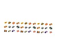 BESPORTBLE 72 Piezas Pinzas para el Pelo de Perro Mascota decoración del cráneo del Acuario Pinzas para el Pelo con Lazo para Perros Dog Hairpin Pinzas para el Pelo para pequeñas Mascotas