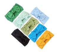 BESPORTBLE 7piezas Diadema Lazo De Diademas Elásticas Delicadas Para Niñas Tocado De Fiesta Para Uso Diario y Decoración Infantil