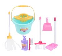BESPORTBLE 7Piezas Limpieza para Incluye Escoba Cepillo y Recogedor para Simulación de Limpieza Infantiles Coloridos Desarrollo de Habilidades
