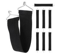 BESPORTBLE 8 Correas Reforzadas Negras para Silla de Jardín Cinturones Antirrotura de Tela para Silla Plegable Accesorio Resistente para Reparación y Soporte en Muebles de Exterior