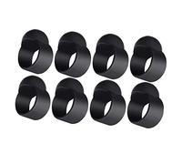 BESPORTBLE 8 Fundas Antideslizantes Para Dedos De Tambor De Acero Para Para Tocar El Tambor De Lengua De Plástico Negro Para Adultos