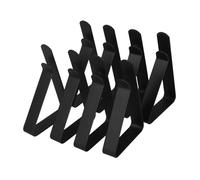BESPORTBLE 8 Piezas Clip para el Mantel al Aire Libre Soporte para Mantel Inoxidable Clips de Mesa para Mantel titulares de manteles de Picnic Clips para mesas de Comedor Negro