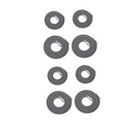 BESPORTBLE 8 Piezas Cuerda para Chaise Longue Cordón Artesanal Cordón Elástico para Pulseras Sillón Reclinable De Cuerda Manos Silla Cuerda Cable De Reemplazo De Silla Tanque SOGA Dark Grey