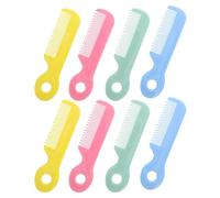 BESPORTBLE 8 Piezas Peine Pelo Plástico de Peines para Bebés Aseo y Cuidado del Cabello para Guardería Recién Nacidos y Niñas