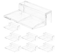 BESPORTBLE 8 soportes acrílicos para tapas de peceras, soportes para cubiertas de acuario, fácil de instalar, soporte para varios tanques, resistente y práctico