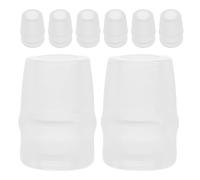 BESPORTBLE 8 Válvulas de Mordida de Silicona para Botella Deportiva Boquillas Suaves a Prueba de Fugas Repuesto para Botella de Agua Blanda Kit de 8 Piezas para Ciclismo Running y