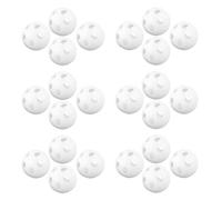 BESPORTBLE 80 Piezas Baile de Campana Sonajeros Blancos Repuestos para Chirriadores Juguetes para Hacer Ruido Sonajeros para Crochet Juguetes para Producir Sonido Cascabeles Marionetas