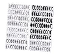 BESPORTBLE 80pares Pestañas Postizas Naturales Pestañas Individuales Wispy Cat Eye Lashes Clusters Para Mujeres y Adolescentes