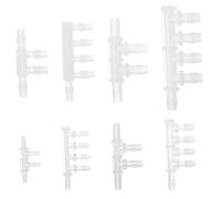 BESPORTBLE 8piezas Adaptadores De Manguera para Conectores Barbed De Plástico para De Accesorios De Distribución De Agua De Seguro y