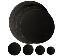 BESPORTBLE 8piezas Almohadilla Silenciadora Para Práctica Accesorio Percusión Material Suave Para Silenciar Sonido De Percusión Estudio o Sala De Ensayo