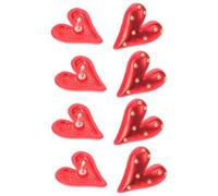 BESPORTBLE 8piezas Broche de Corazón de San Valentín Broches de Solapa Corazón Esmaltado para Vestido de Fiesta Broche de Cariño para Mujer Broches de Mujer para Boda