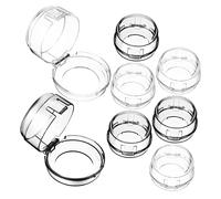 BESPORTBLE 8piezas Cubridores De Perillas De Gas Para Cocina Protectoras Transparentes Para Seguridad Infantil Bloqueo De Perillas De Horno Diseño De Agujero Grande Para Operación