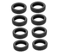 BESPORTBLE 8piezas Fundas De Silicona para Ruedas Protector Antiruido y Antideslizante Prueba De Polvo Repuestos para Equipaje