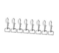 BESPORTBLE 8piezas Mosquetones De Metal para De Ganchos De para Enganche De Accesorios para Correas y Equipamiento Deportivo