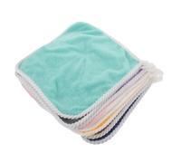 BESPORTBLE 8piezas Toalla Facial De Franela Suave Para Bebés Paños De Baño Cuadrados Para Cara y Manos De Toallitas De Franela