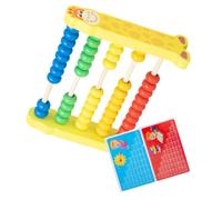 BESPORTBLE Abaco de Madera Colorido con Herramienta Educativa de Cálculo para Estudiantes Juguete Preescolar de Numeración con Diseño de Jirafa Duradero y Ligero para Aprendizaje Matemático