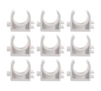 BESPORTBLE Abrazaderas para Tubos de Agua en Forma Pvc Resistentes Corrosión Estructura Ajustada para Instalación Fija en Paredes o Suelos