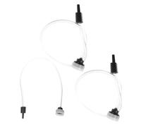 BESPORTBLE Accesorio de Manguera para Sellador al Vacío 3 Piezas, Tubo de Conexión Externo para Sellado de Alimentos, Compatible con Máquinas de Envasado al Vacío, para Almacenamiento