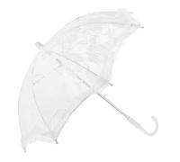 BESPORTBLE Accesorios De Encaje para Sombrillas Sombrilla De Encaje para Bodas Fotografía De Escenario Decoración Vintage Paraguas Elegante para Fiesta De Té
